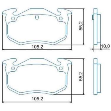 Imagem de Pastilha de Freio Peugeot 306 1993 a 2007 JURID HQJ-2176