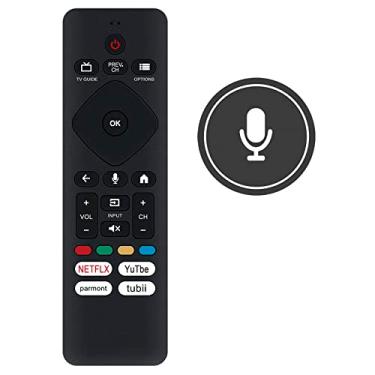 Imagem de RF439A-V06 RF439AV06 URMT26CND001 Controle remoto de voz de substituição aplicável para Philips LED 4K Smart TV 65PFL5766/F7 50PFL5766/F8 65PFL5766/F7E 65PUL7472/F7 50PFL5766/F7 32PFL5 505/F7