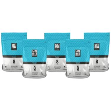 Imagem de Kit 5 Pó Descolorante Tradicional Profissional 8 Tons Efeito Rápido Yama Refil 300g