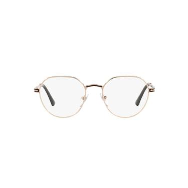 Imagem de Persol Óculos presciption Presciption feminino masculino sol flecha fashion redondo armação de óculos com prescrição redonda, cobre, 51