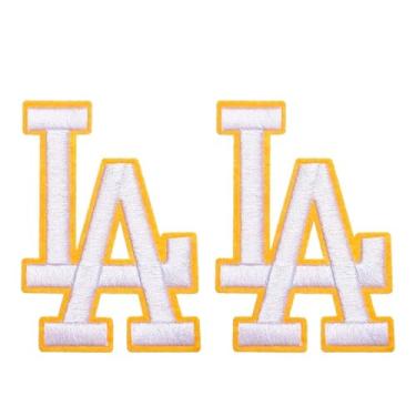 Imagem de aspidas Patches de Ferro com Letras de Times Esportivos- Pacote com 2- Decorativos para Roupas e Acessórios, Ideais para Camisas, Jaquetas, Chapéus, Jeans, Sapatos, Bolsas- Durávei (, Mistura)
