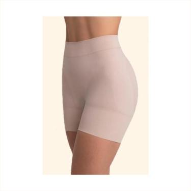 Imagem de Short Feminino Redutor Sem Costura Loba/Lupo Cód 47124-001, Natural, M