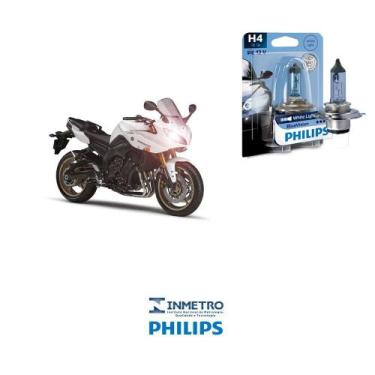 Imagem de Lâmpada Philips BlueVision H4 p/ YAMAHA FAZER 600-FZ 6