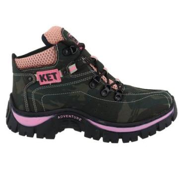 Imagem de Bota Feminina Lona Militar Cano Médio Adventure - Ketter Boots, Milita