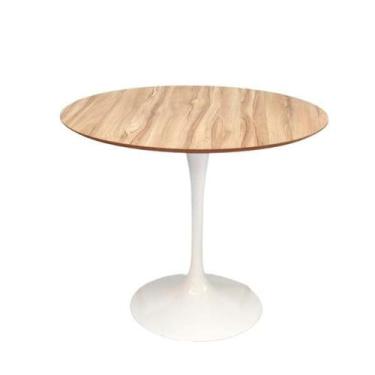 Imagem de Mesa de Jantar Tulipa Saarinen Redonda 70 cm Tampo Nogueira - Personal