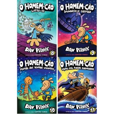 Imagem de Coleção O Homem-cão Volumes 8 Ao 11 - Dav Pilkey - Cia das letrinhas
