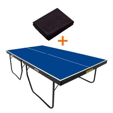 Imagem de MESA PING PONG OFICIAL MDF 25MM - KLOPF 1090 + Capa Impermeável