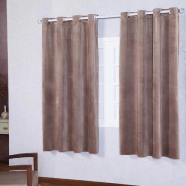 Imagem de Cortina 200X170 Para Sala De Estar Tecido Suede - A. Marinho - Confecç