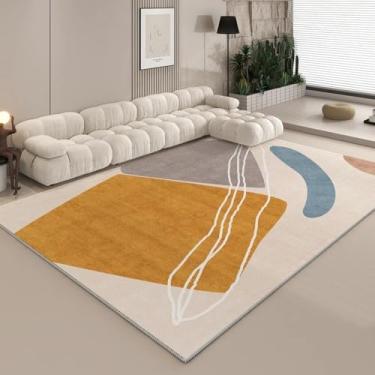Imagem de Tapete artístico criativo para sala de estar, área grande, quarto, cabeceira, tapetes, bloco de cores, padrão, decoração para casa, tapetes, WR1009, QD, 300x400CM