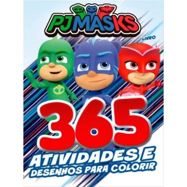Imagem de Pj Masks Livro 365 Atividades E Desenhos Para Colorir