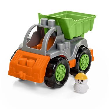 Imagem de Brinquedo Caminhão Infantil Rodadinhos Blocks Truck Caçamba