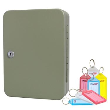 Imagem de Kit De Claviculario Porta Chaves Com 48 Peças + 50 Chaveiros Sortidos 6cm