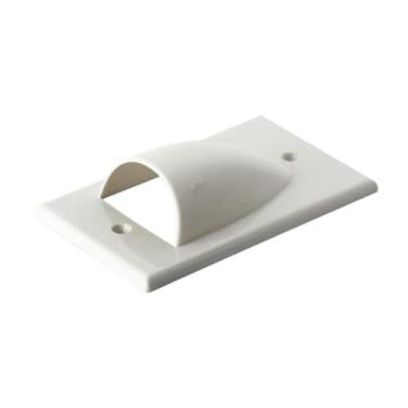 Imagem de Ioensy Placa de parede de cabo de gangue de uma única gangue atrás do gerenciamento de cabos de parede TV Hider Home Audio Accessories Tidy Tidy para dados