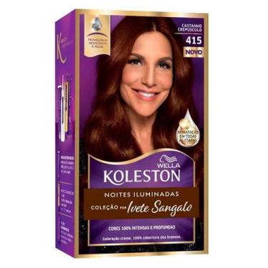 Imagem de Kit Tintura Koleston Noites Iluminadas Castanho Crepúsculo 415