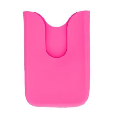 Imagem de Suporte Para Telefone Para Bolsa Atolada, Silicone Phone Stand Premium Instalação Rápida Cores Vivid Cores Universal Hard Abs Telefone Para Bag de Bolsa de Beach (Rosa vermelha)