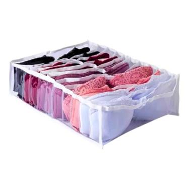 Imagem de 1 Colmeia Organizadora Para Sutia Rasteirinha Chinelo Camiseta Grande Bermuda Roupa de Academia - M2 40x30x10 - Acabamento Reforçado Organizador de Roupa