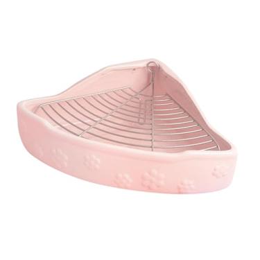 Imagem de ＡＷＨＡＯ Caixa de areia de canto de areia de de pet -pet para peges de pegueira de cobaias hamster furão, Rosa