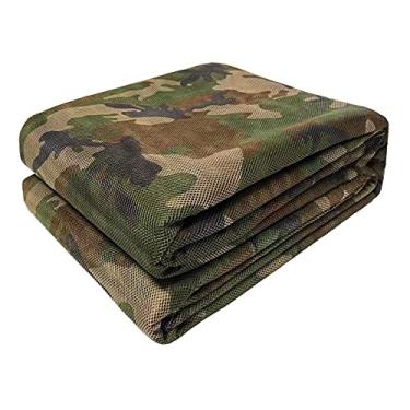 Imagem de GRVCN Capa de material de serapilheira camuflada com rede de camuflagem 300D para caça de solo, jogos de guerra, fotografia de vida selvagem