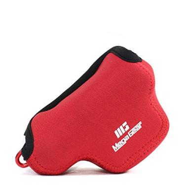 Imagem de MegaGear Panasonic Lumix DMC-GM1 Capa de câmera de neoprene ultraleve, Vermelho