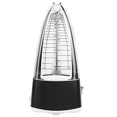 Imagem de Metrônomo Mecânico para Músicos - Ferramenta Precisa de YTHM para Piano, Guitarra, S & Mais - Design Em e (Preto)