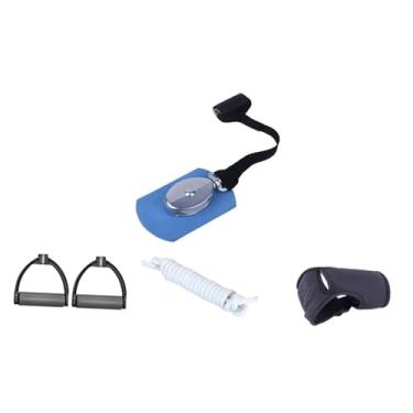 Imagem de Colaxi Kit de exercícios de corda e polia com anel, acessório, equipamento profissional de tração manual para condicionamento físico sênior multifuncional