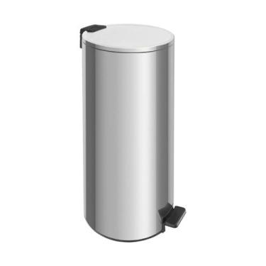 Imagem de Lixeira com Pedal Tramontina Loop Aço Inox Polido 30 Litros