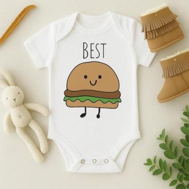Imagem de Body Bebê Personalizado Best - Baby da Moda, G (6 a 9 Meses)