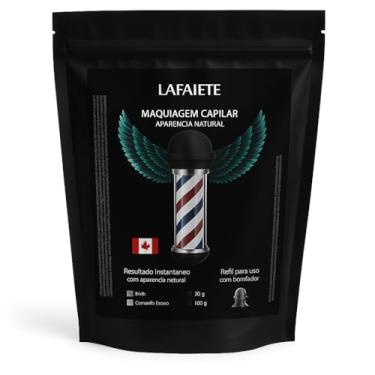 Imagem de Fibra Capilar Instantânea Cabelos Finos Alopecia Falhas preto Redução Queda Preenchimento Instantâneo Volume Natural Fixa Fácil maquiagem clareador raiz retoque ondulado liso cacheado crespo