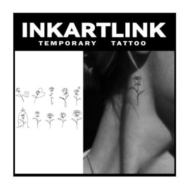 Imagem de INKARTLINK Tattoo Tech, 2 Folhas De Tatuagem Semipermanente Média, Tatuagens Temporárias Com Design Artístico Para Adultos, Duram 1 A Semanas, À Prova D'Água, Aparência Realista, Sem Adesivo, Reflex