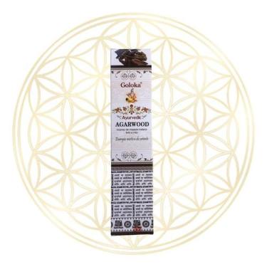 Imagem de Incenso Goloka Indiano Vareta Linha Ayurvedic - AROMAS, Agarwood