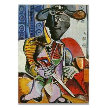 Imagem de Murais Matador Diego Rivera – Arte do Realismo Socialista Mexicano, Muralista do Século 651, Coleção Clássica do Museu de Nova York para Decoração de Casa 20 x 28 cm