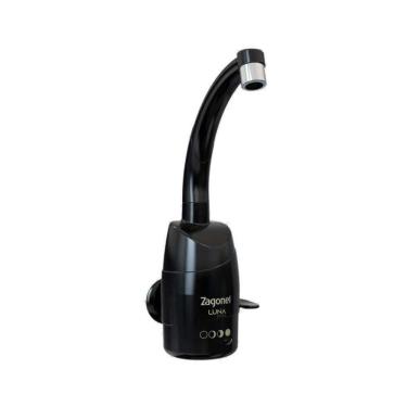 Imagem de Torneira Eletrica Parede Luna 4t Black 5500w X 127v Zagonel
