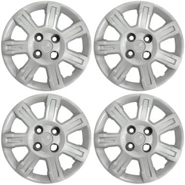 Imagem de Calota Aro 14" cor Prata Modelo Strada Trekking 2014 (Jogo c/ 4 Calotas) Grid - 166CA-PTA-E