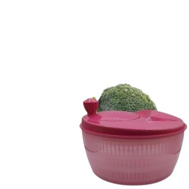 Imagem de CentríFuga De Salada Secador Verduras Manual 4 Litros(Rosa)