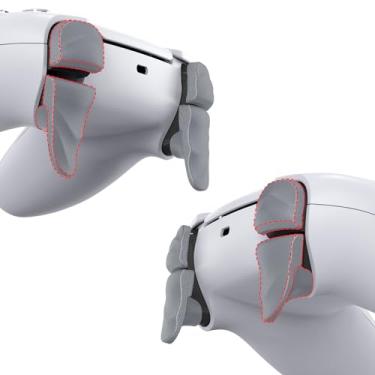 Imagem de playvital Kit De Extensão Botões Ombro Dune 2 Pares Para Controle Ps5, Extensores Para-Choque Ps Portal, Ajustadores Melhoria Jogo Edge - New Hope Gray