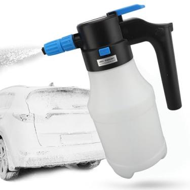 Imagem de Cffuvros Pulverizador de espuma elétrica 1.5L para lavagem de carro, pulverizador de espuma de carro elétrico USB de alta pressão, cobertura larga e eficiente
