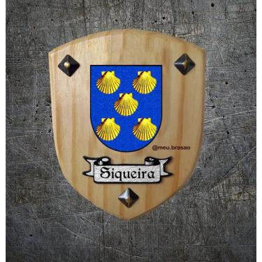 Imagem de Brasão da família Siqueira ( feito na madeira ) - @meu.brasao