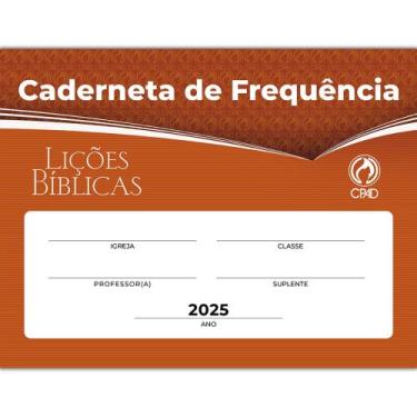 Imagem de Caderneta de Classe Escola Dominical 2025 - CPAD