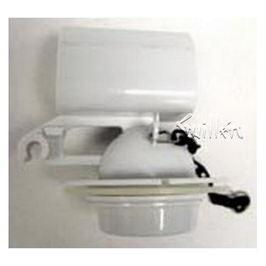 Imagem de Duravit 1002600000; Metro, Starck 2, Tribeca; Flapper 2" plástico uma peça/duas peças 1,6 gpf descarga única; em branco