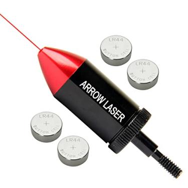 Imagem de TACFUN Besta Flecha de tiro com arco vermelho Laser Sighter Bore Sighter (VERMELHO + Preto)