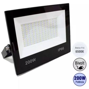 Imagem de Refletor Led 200W Ip67 À Prova D`Água Preto