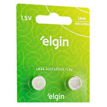 Imagem de Bateria Alcalina LR44 Blister Elgin 2 Unidades