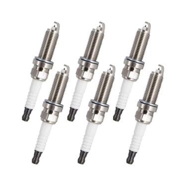 Imagem de OXCANO Conjunto 1406 de 6 velas de ignição de irídio compatíveis com Infiniti EX35 FX35 G25 G35 JX35 M35H M56 Q50 Q70 Q70l QX56 QX60 QX70 QX80, compatível com Nissan 350Z Altima Armada Frontier Maxima