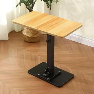 Imagem de Prateleira De Mesa Flutuante Para Camper Van Traile Altura Ajustável Para Veículos De Conversão De Rv Em Casa, Piquenique De Acampamento Ao Ar Livre, White, 55 * 30cm/22 * 12in