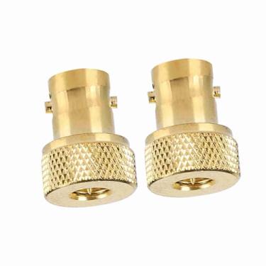 Imagem de Generic Adaptador BNC para SMA, Fêmea BNC para SMA Conector Masculino, Pure Copper + Alloy Acid Resistência para Cabos Coaxiais Wi - Fi Radio Antenas Externas