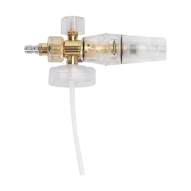 Imagem de Ioensy Ferramenta de limpeza de bico de pulverizador de espuma Conector rápido Ponta de bico de lavadora de alta pressão Acessório de bicos PA para jardim, 54.8 Mm