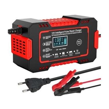 Imagem de Carregador de Bateria Inteligente de Bateria de Carro Automático para EFB (Vermelho Carregador)