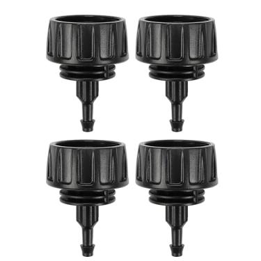 Imagem de YIAOSUA 4 peças de tubo de irrigação por gotejamento de 1/10.2 cm para torneira adaptador de mangueira de jardim 3/10.2 cm mangueira de jardim para tubo de gotejamento de 1/10.2 cm peças do sistema de