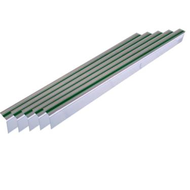 Imagem de Kit 100 Porta Preço Etiqueta De Gôndola Modelo L Adesivo De Loja PVC 60x4cm