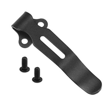 Imagem de Conjunto de mini clipe de bolso de aço inoxidável para transporte profundo - clipe de transporte profundo de 4,16 cm ou 41,7 mm compatível com Bugout 535 e a maioria das facas de bancada - inclui 2